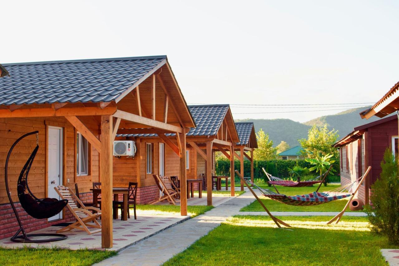 Finca Idoize Camping Hotel Akhmeta Luaran gambar