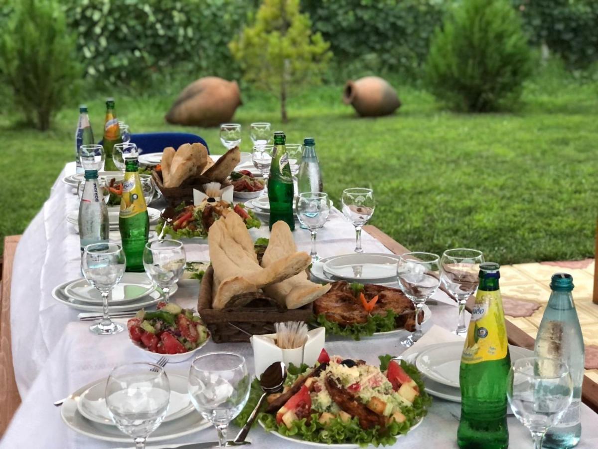 Finca Idoize Camping Hotel Akhmeta Luaran gambar
